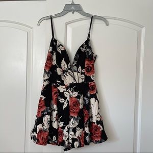 Charlotte Russe Floral Romper